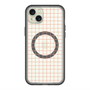スリムプロテクションプレミアムケース with MagSafe［ オリジナル - 推し色チェック - オレンジ ］