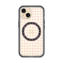 スリムプロテクションプレミアムケース with MagSafe［ オリジナル - 推し色チェック - ピンク ］