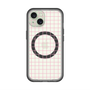 スリムプロテクションプレミアムケース with MagSafe［ オリジナル - 推し色チェック - ピンク ］