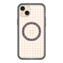スリムプロテクションプレミアムケース with MagSafe［ オリジナル - 推し色チェック - ピンク ］