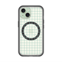 スリムプロテクションプレミアムケース with MagSafe［ オリジナル - 推し色チェック - グリーン ］