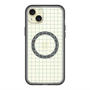 スリムプロテクションプレミアムケース with MagSafe［ オリジナル - 推し色チェック - グリーン ］