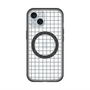 スリムプロテクションプレミアムケース with MagSafe［ オリジナル - 推し色チェック - ブラック ］