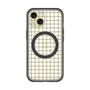 スリムプロテクションプレミアムケース with MagSafe［ オリジナル - 推し色チェック - ブラック ］