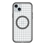 スリムプロテクションプレミアムケース with MagSafe［ オリジナル - 推し色チェック - ブラック ］