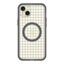 スリムプロテクションプレミアムケース with MagSafe［ オリジナル - 推し色チェック - ブラック ］