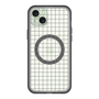 スリムプロテクションプレミアムケース with MagSafe［ オリジナル - 推し色チェック - ブラック ］