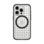 スリムプロテクションプレミアムケース with MagSafe［ オリジナル - 推し色チェック - ブラック ］
