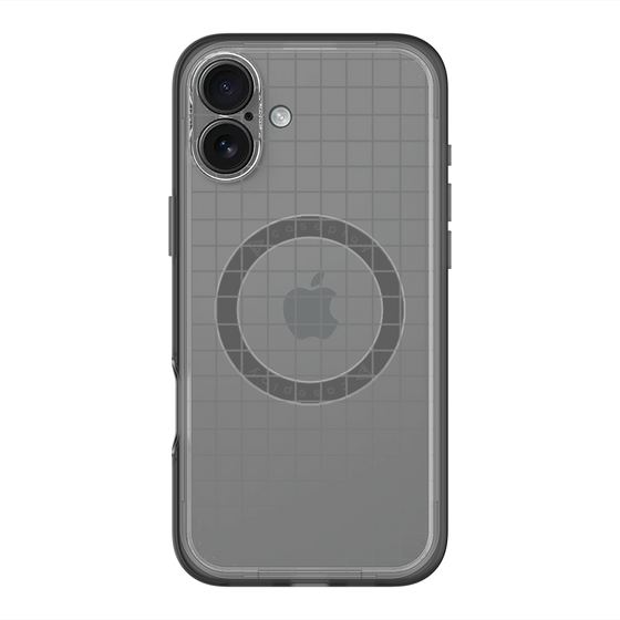 スリムプロテクションプレミアムケース with MagSafe［ オリジナル - 推し色チェック - ブラック ］