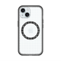 スリムプロテクションプレミアムケース with MagSafe［ オリジナル - 推し色チェック - ホワイト ］