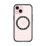 スリムプロテクションプレミアムケース with MagSafe［ オリジナル - 推し色チェック - ホワイト ］