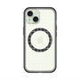 スリムプロテクションプレミアムケース with MagSafe［ オリジナル - 推し色チェック - ホワイト ］