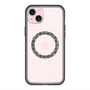 スリムプロテクションプレミアムケース with MagSafe［ オリジナル - 推し色チェック - ホワイト ］