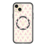スリムプロテクションプレミアムケース with MagSafe［ オリジナル - 推し色三角 - ピンク ］