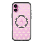 スリムプロテクションプレミアムケース with MagSafe［ オリジナル - 推し色三角 - ピンク ］