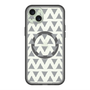 スリムプロテクションプレミアムケース with MagSafe［ オリジナル - 推し色三角 - ブラック ］