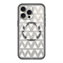 スリムプロテクションプレミアムケース with MagSafe［ オリジナル - 推し色三角 - ホワイト ］