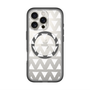 スリムプロテクションプレミアムケース with MagSafe［ オリジナル - 推し色三角 - ホワイト ］