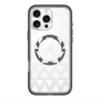スリムプロテクションプレミアムケース with MagSafe［ オリジナル - 推し色三角 - ホワイト ］