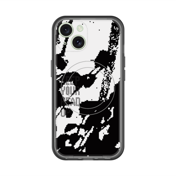 スリムプロテクションプレミアムケース with MagSafe［ オリジナル - ドットオーバーレイ - KEEP YOUR HEAD UP/C ］