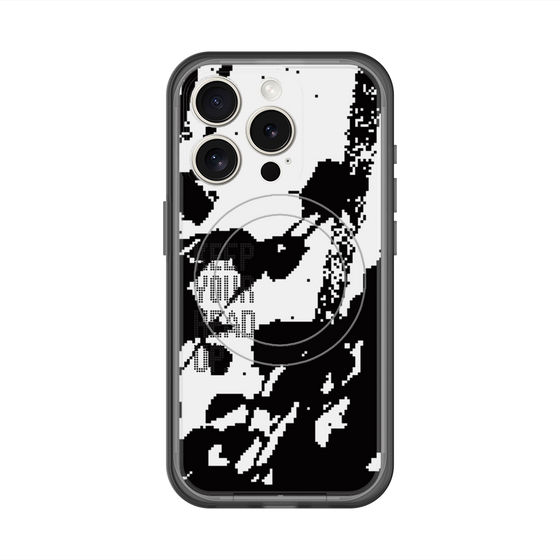 スリムプロテクションプレミアムケース with MagSafe［ オリジナル - ドットオーバーレイ - KEEP YOUR HEAD UP/C ］