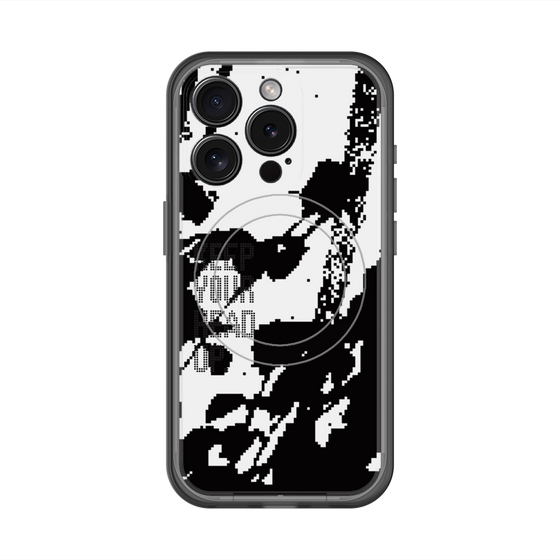 スリムプロテクションプレミアムケース with MagSafe［ オリジナル - ドットオーバーレイ - KEEP YOUR HEAD UP/C ］