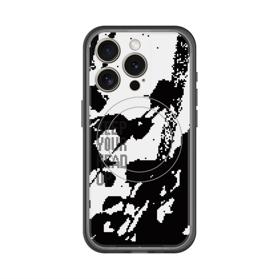 スリムプロテクションプレミアムケース with MagSafe［ オリジナル - ドットオーバーレイ - KEEP YOUR HEAD UP/C ］