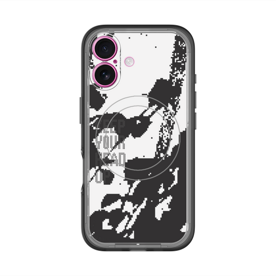 スリムプロテクションプレミアムケース with MagSafe［ オリジナル - ドットオーバーレイ - KEEP YOUR HEAD UP/C ］