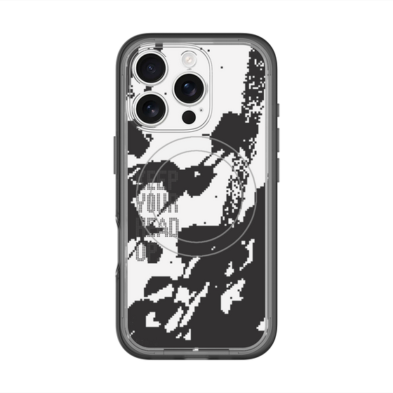 スリムプロテクションプレミアムケース with MagSafe［ オリジナル - ドットオーバーレイ - KEEP YOUR HEAD UP/C ］