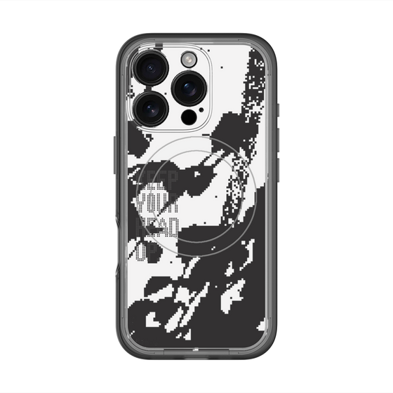 スリムプロテクションプレミアムケース with MagSafe［ オリジナル - ドットオーバーレイ - KEEP YOUR HEAD UP/C ］
