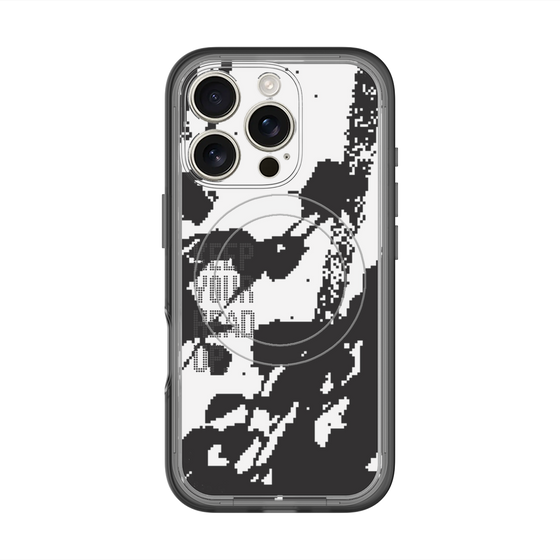 スリムプロテクションプレミアムケース with MagSafe［ オリジナル - ドットオーバーレイ - KEEP YOUR HEAD UP/C ］