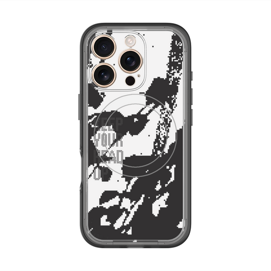 スリムプロテクションプレミアムケース with MagSafe［ オリジナル - ドットオーバーレイ - KEEP YOUR HEAD UP/C ］