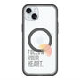 スリムプロテクションプレミアムケース with MagSafe［ オリジナル - ドットオーバーレイ - FOLLOW YOUR HEART/A ］