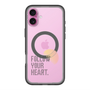 スリムプロテクションプレミアムケース with MagSafe［ オリジナル - ドットオーバーレイ - FOLLOW YOUR HEART/A ］
