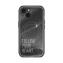 スリムプロテクションプレミアムケース with MagSafe［ オリジナル - ドットオーバーレイ - FOLLOW YOUR HEART/B ］