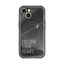 スリムプロテクションプレミアムケース with MagSafe［ オリジナル - ドットオーバーレイ - FOLLOW YOUR HEART/B ］