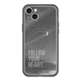 スリムプロテクションプレミアムケース with MagSafe［ オリジナル - ドットオーバーレイ - FOLLOW YOUR HEART/B ］