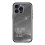 スリムプロテクションプレミアムケース with MagSafe［ オリジナル - ドットオーバーレイ - FOLLOW YOUR HEART/B ］
