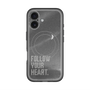スリムプロテクションプレミアムケース with MagSafe［ オリジナル - ドットオーバーレイ - FOLLOW YOUR HEART/B ］
