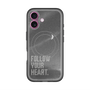 スリムプロテクションプレミアムケース with MagSafe［ オリジナル - ドットオーバーレイ - FOLLOW YOUR HEART/B ］