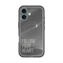 スリムプロテクションプレミアムケース with MagSafe［ オリジナル - ドットオーバーレイ - FOLLOW YOUR HEART/B ］