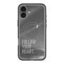 スリムプロテクションプレミアムケース with MagSafe［ オリジナル - ドットオーバーレイ - FOLLOW YOUR HEART/B ］