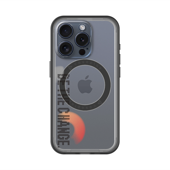 スリムプロテクションプレミアムケース with MagSafe［ オリジナル - ドットオーバーレイ - BE THE CHANGE/A ］
