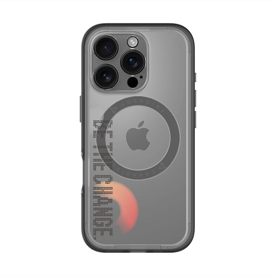 スリムプロテクションプレミアムケース with MagSafe［ オリジナル - ドットオーバーレイ - BE THE CHANGE/A ］