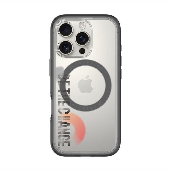 スリムプロテクションプレミアムケース with MagSafe［ オリジナル - ドットオーバーレイ - BE THE CHANGE/A ］