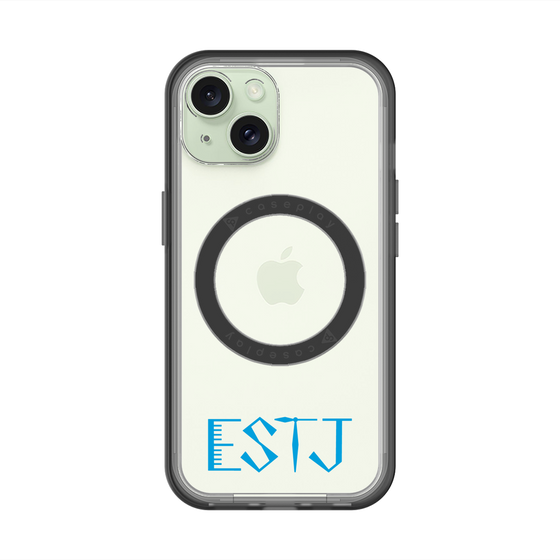 スリムプロテクションプレミアムケース with MagSafe［ オリジナル - ESTJ 幹部 - アルファベット ］