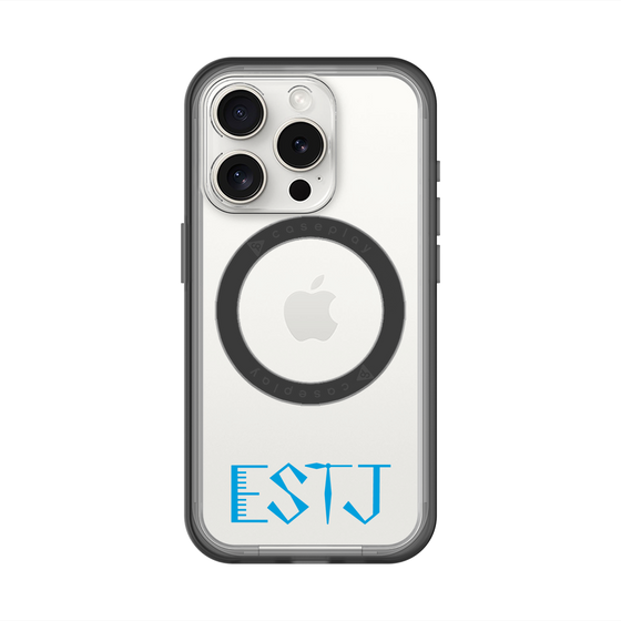 スリムプロテクションプレミアムケース with MagSafe［ オリジナル - ESTJ 幹部 - アルファベット ］