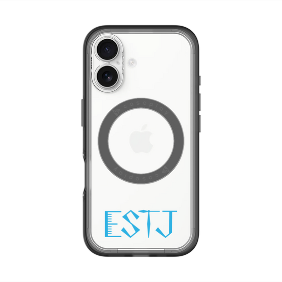 スリムプロテクションプレミアムケース with MagSafe［ オリジナル - ESTJ 幹部 - アルファベット ］