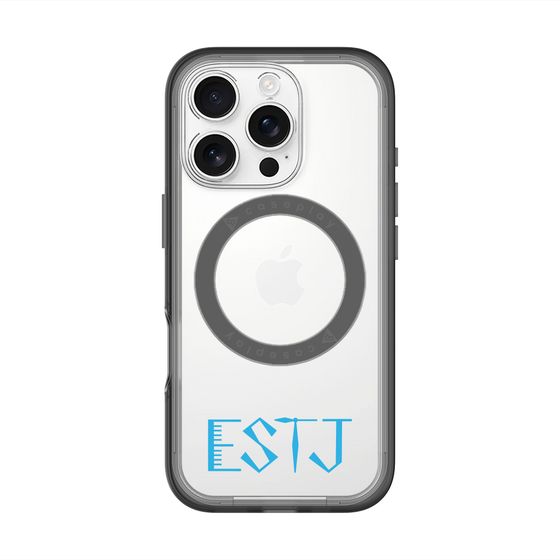 スリムプロテクションプレミアムケース with MagSafe［ オリジナル - ESTJ 幹部 - アルファベット ］