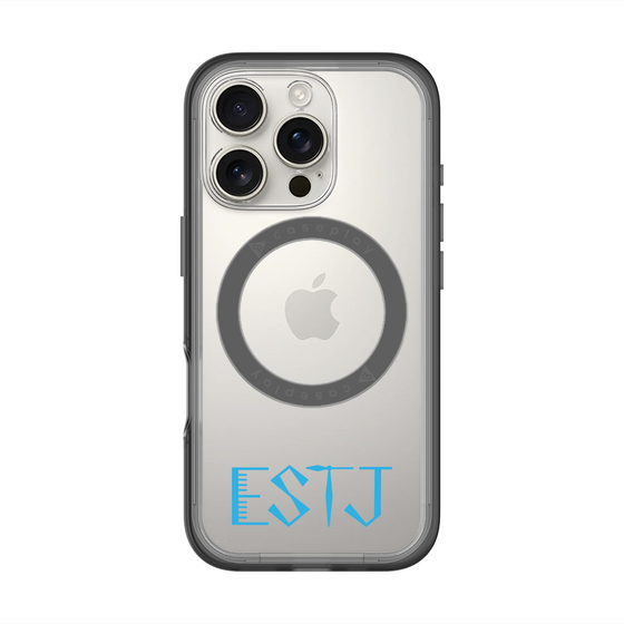 スリムプロテクションプレミアムケース with MagSafe［ オリジナル - ESTJ 幹部 - アルファベット ］